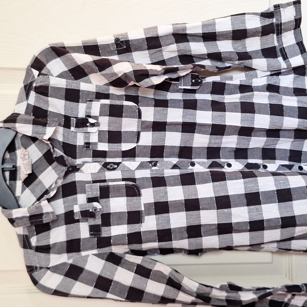 Girls Plaid Blouse